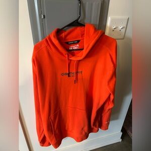 Men’s Carhartt Large Hoodie - Blaze Orange. Rarely worn, in great condition.